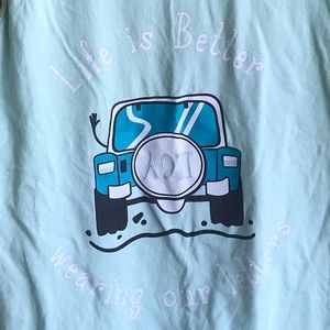 Sorority tank with pocket